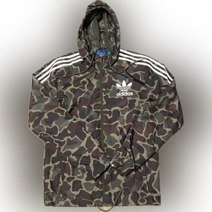 Men’s Adidas Originals Camouflage Windbreaker Track Jacket